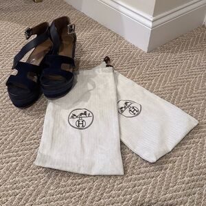 Hermes Navy Women's Sandals